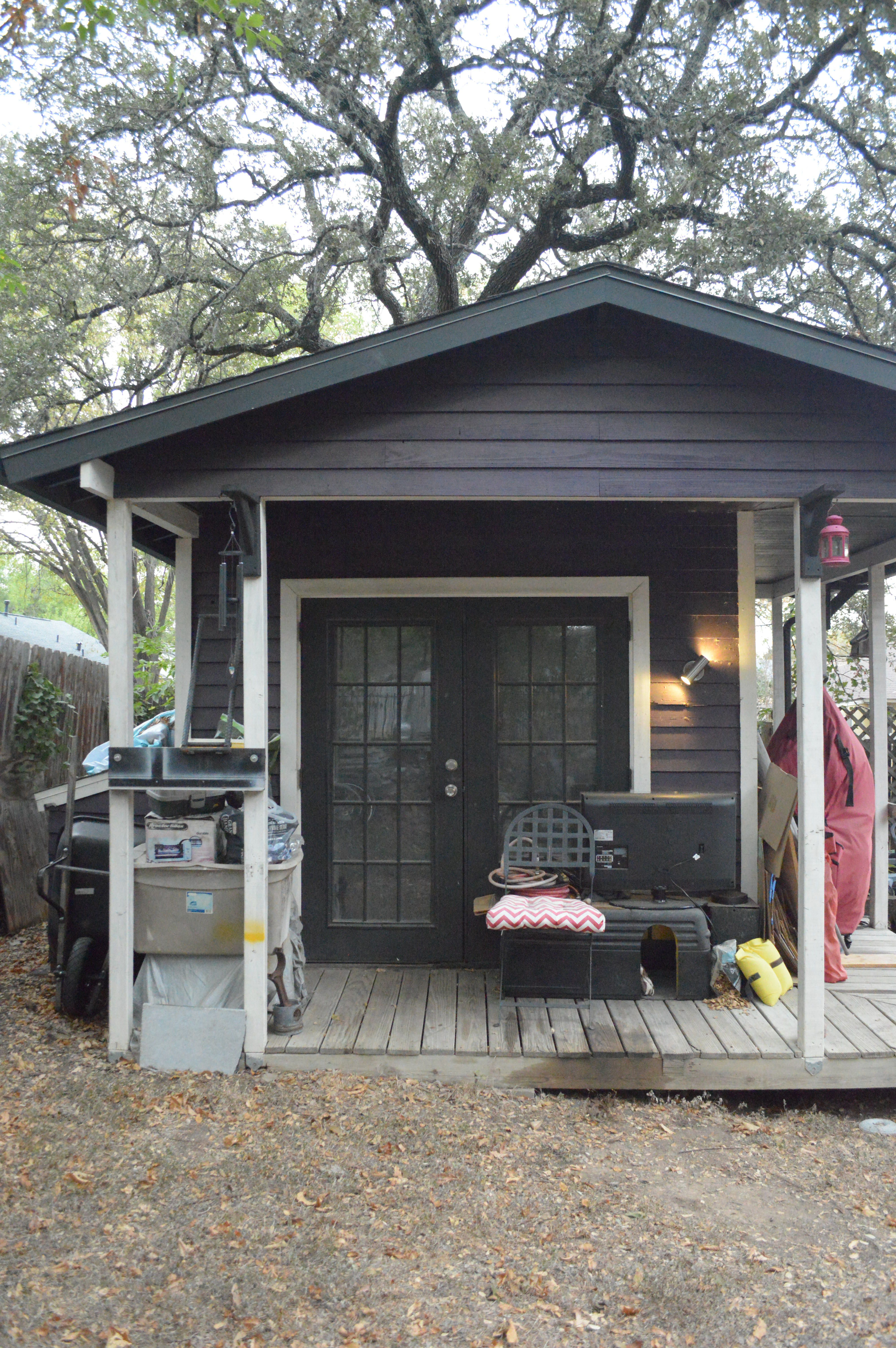 Shed Door Closed