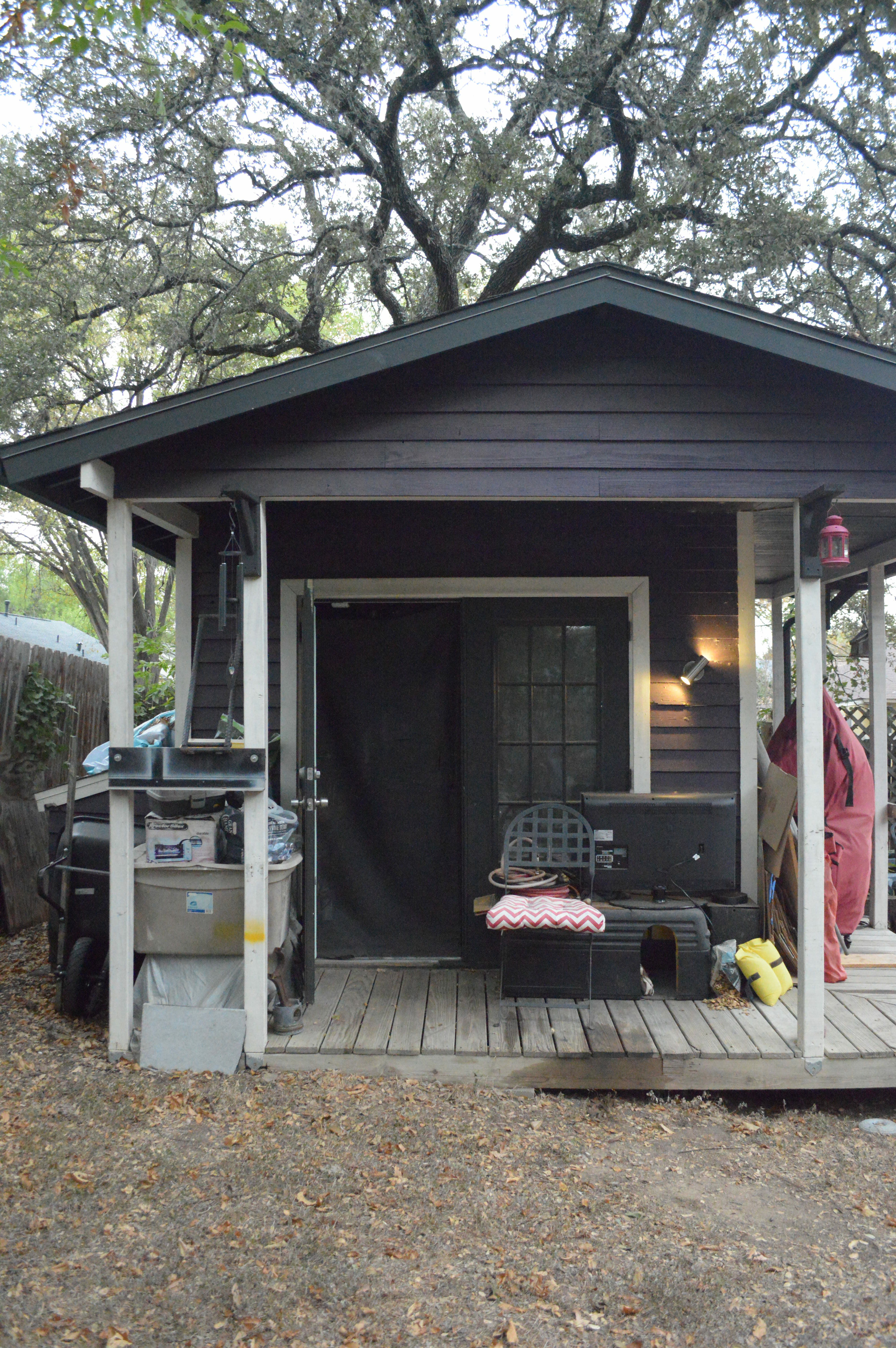 Shed Door Open